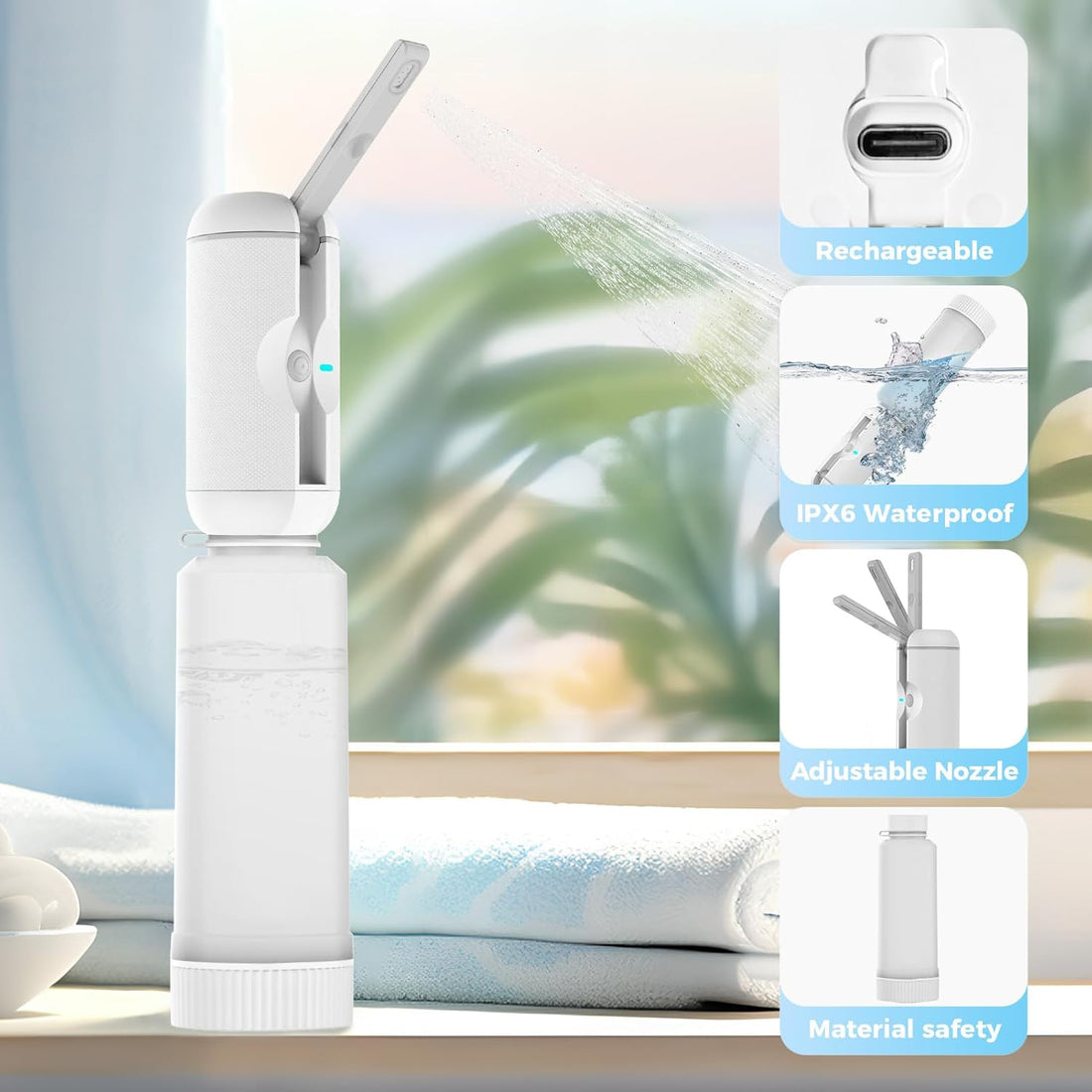 Portable Rechargeable Bidet
