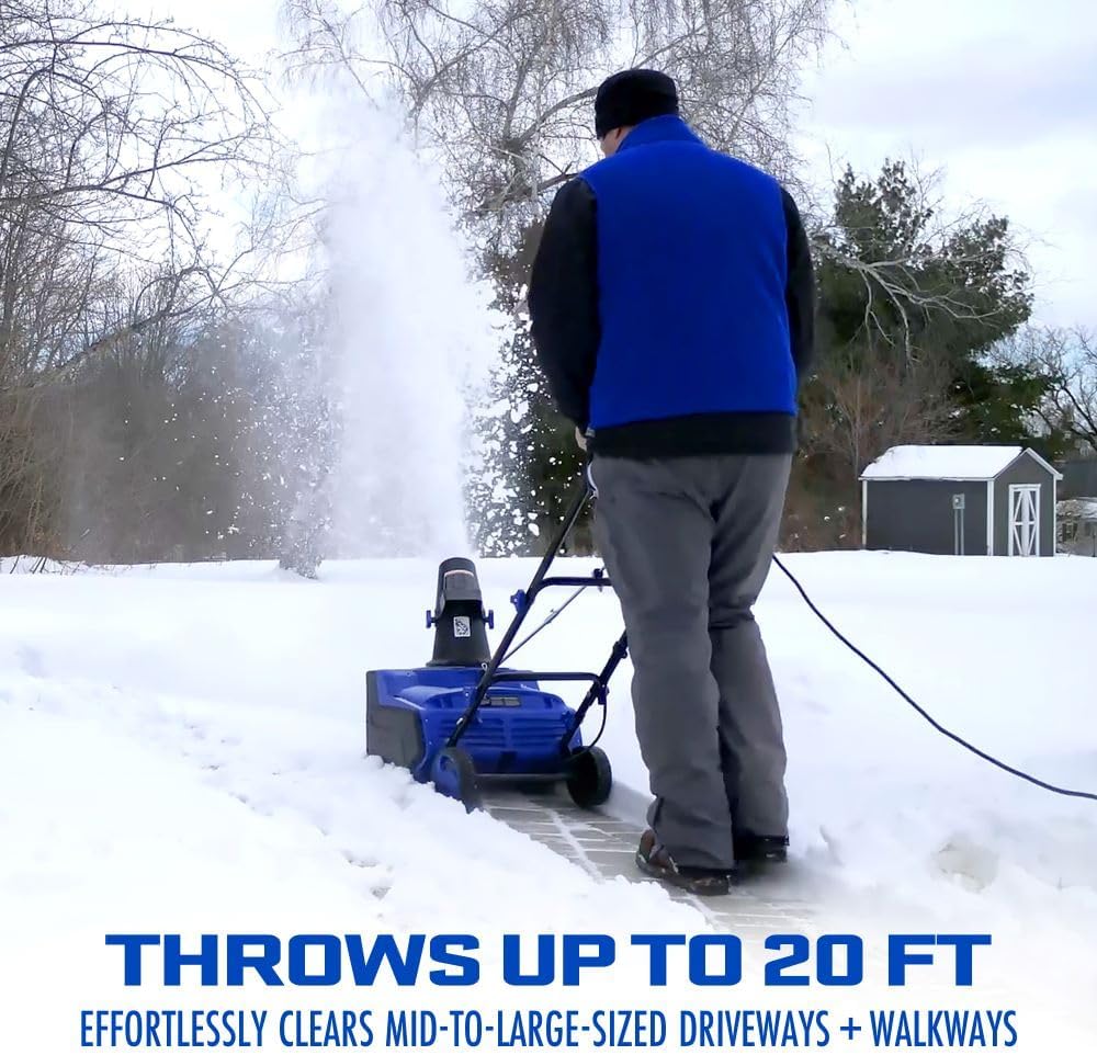 Snow Joe SJ618E Electric Walk-Behind Single-Stage Snow Blower