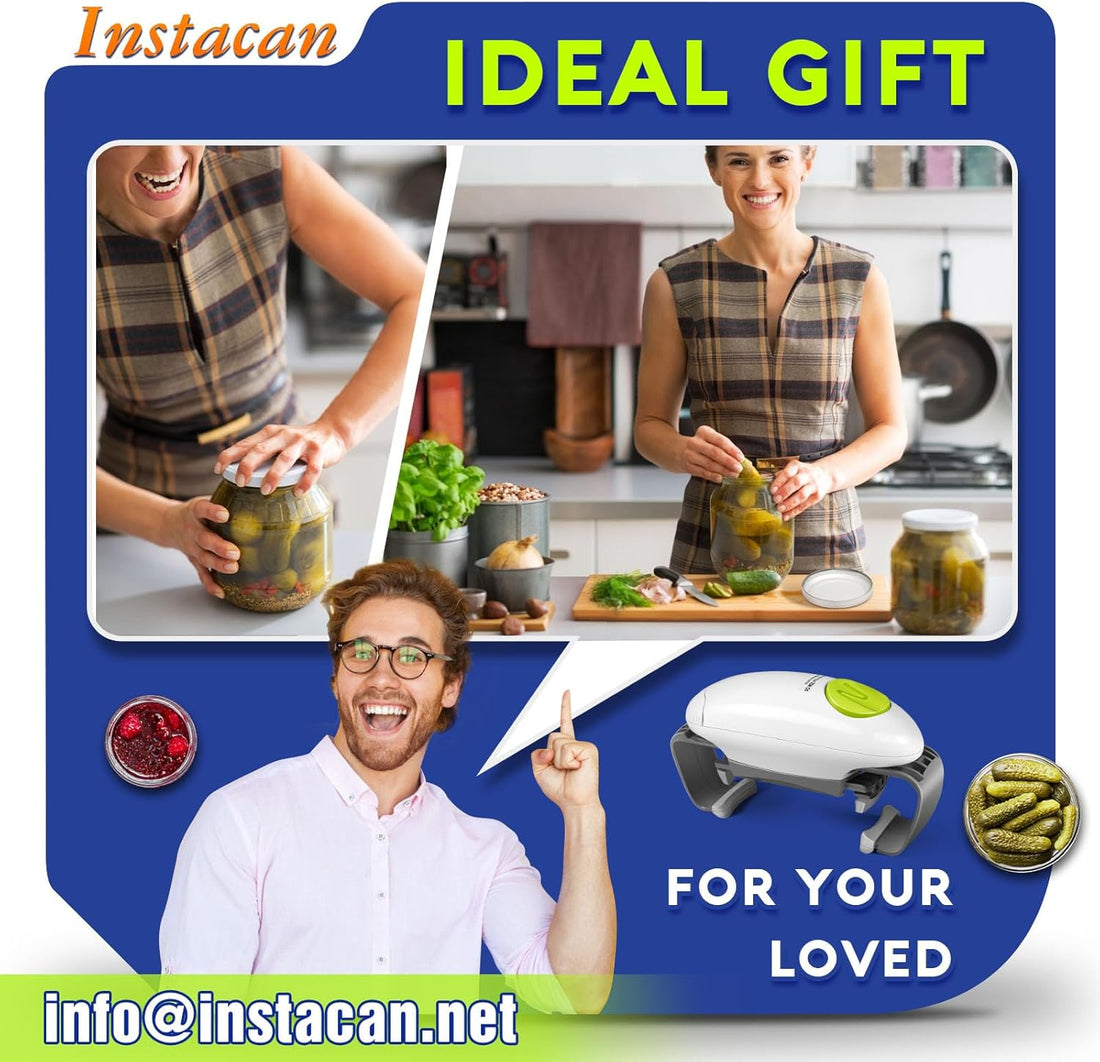 Higher Torque and One Touch Electric Jar Opener