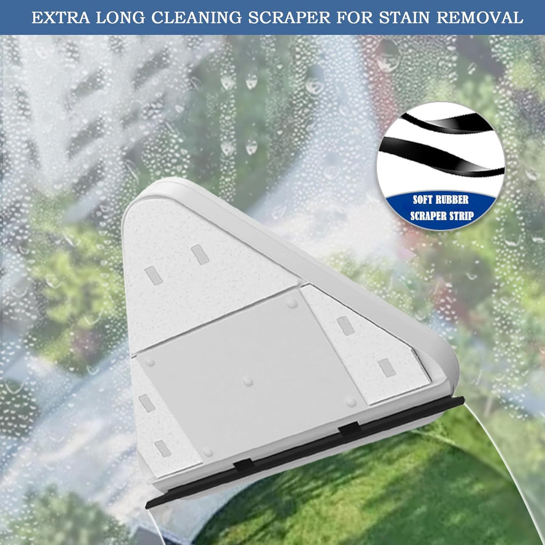 Double-Sided Window Cleaner Glass Wiper