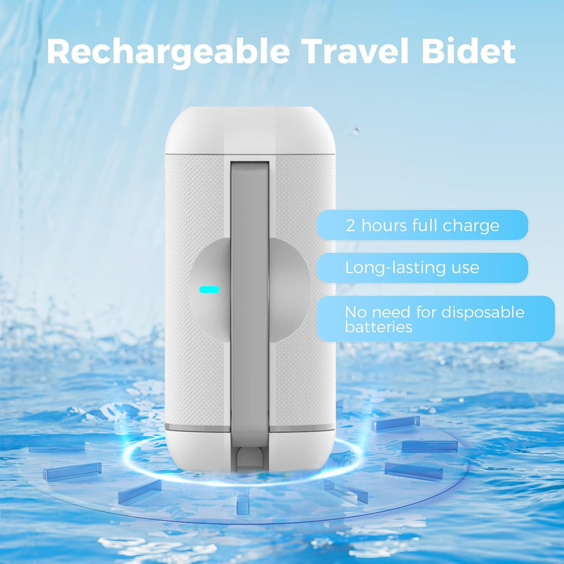 Portable Rechargeable Bidet