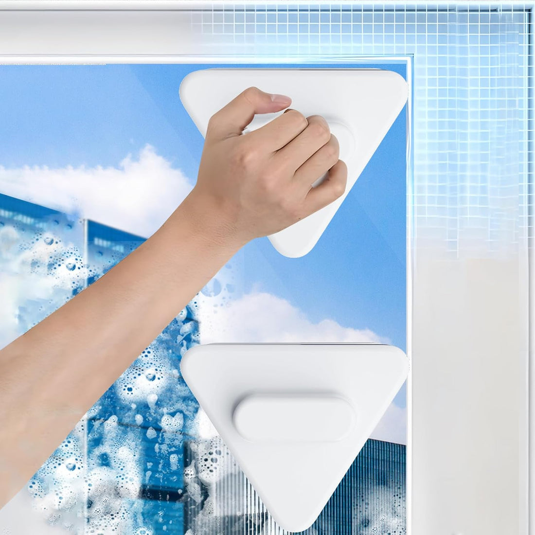 Double-Sided Window Cleaner Glass Wiper