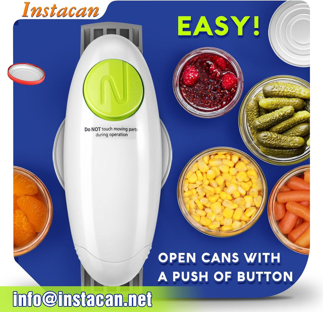 Higher Torque and One Touch Electric Jar Opener