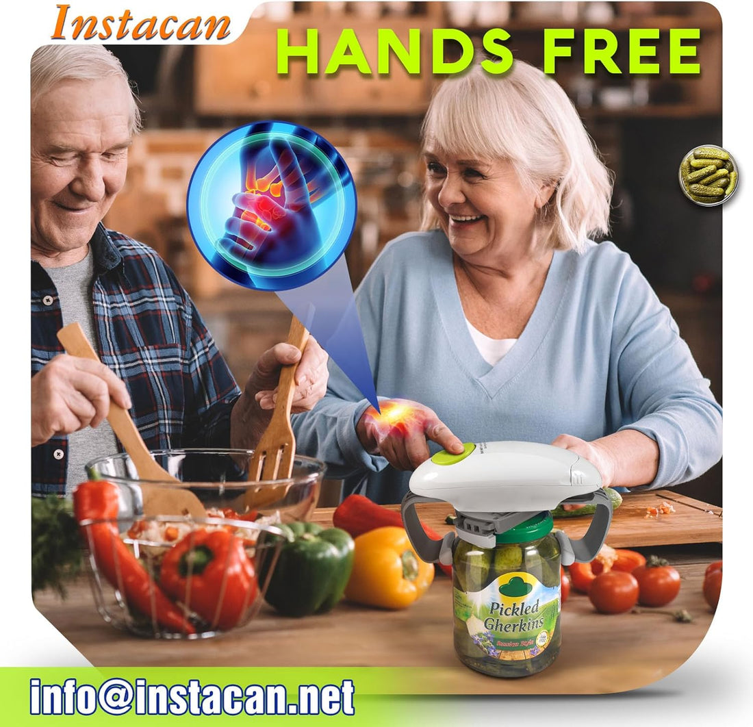 Higher Torque and One Touch Electric Jar Opener